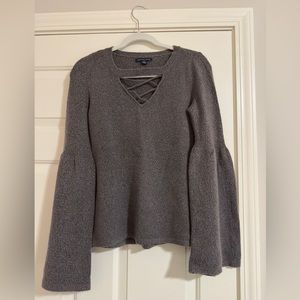 American Eagle purple-grey sweater